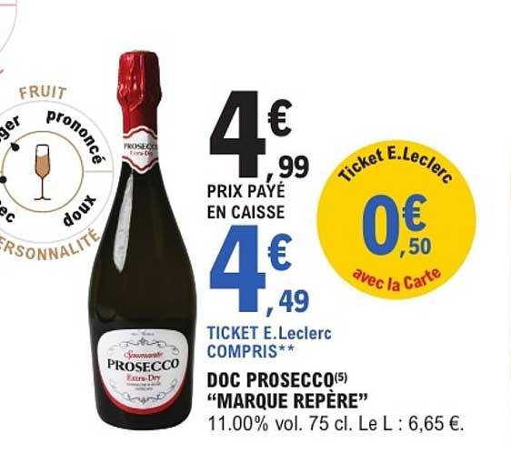 DOC PROSECCO "MARQUE REPÈRE"