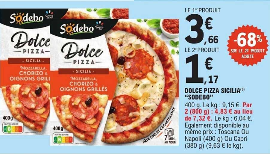 DOLCE PIZZA SICILIA "SODEBO"