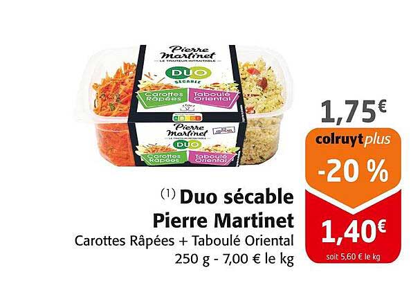 Duo sécable Pierre Martinet