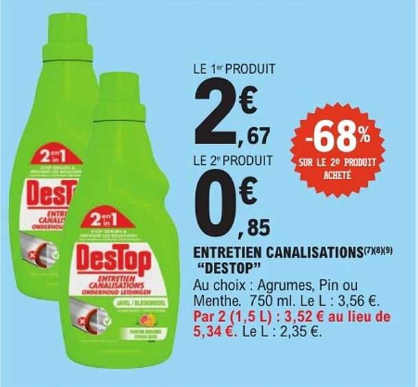 ENTRETIEN CANALISATIONS "DESTOP"