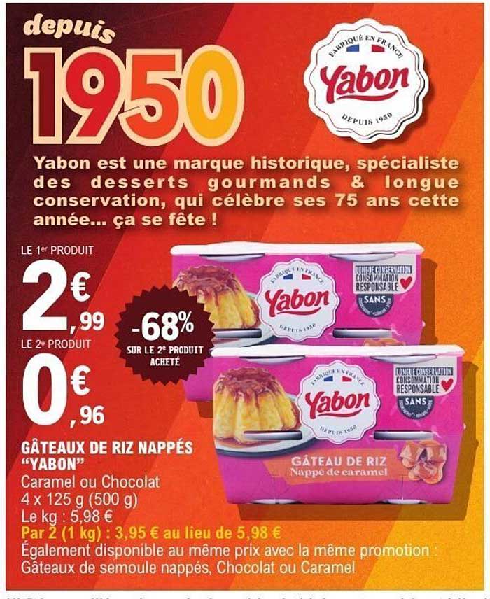 GÂTEAUX DE RIZ NAPPÉS "YABON"
