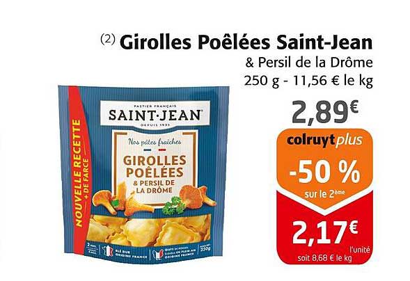 Girolles Poêlées Saint-Jean & Persil de la Drôme