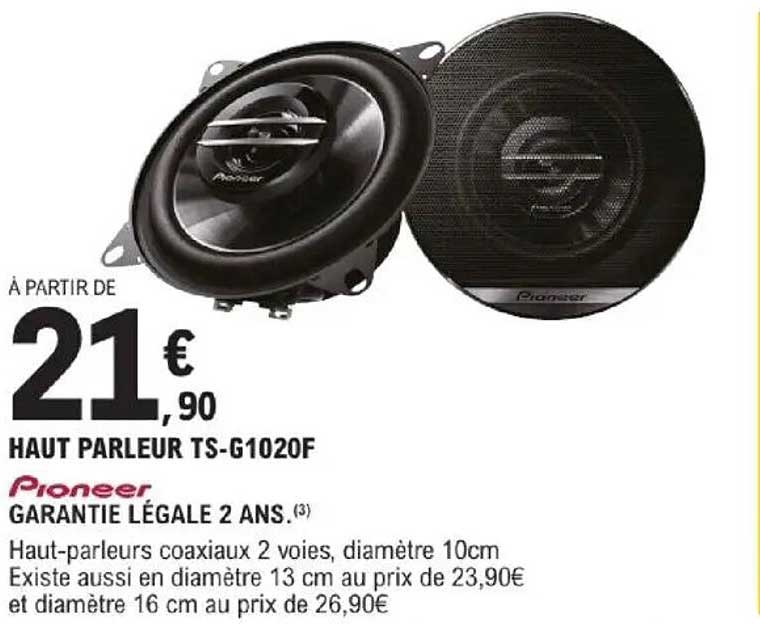 HAUT PARLEUR TS-G1020F