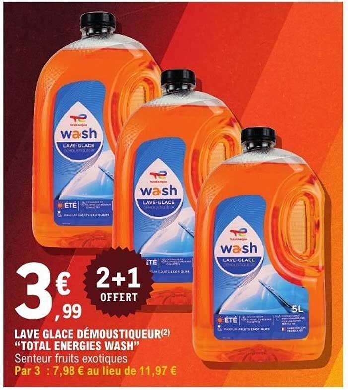 LAVE GLACE DÉMOUSTIQUEUR "TOTAL ENERGIES WASH"