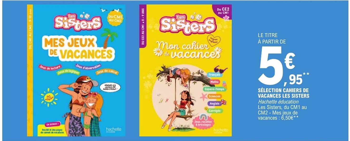 LE TITRE À PARTIR DE 5€ 95**