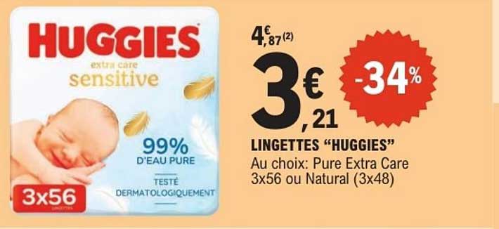 LINGETTES “HUGGIES”