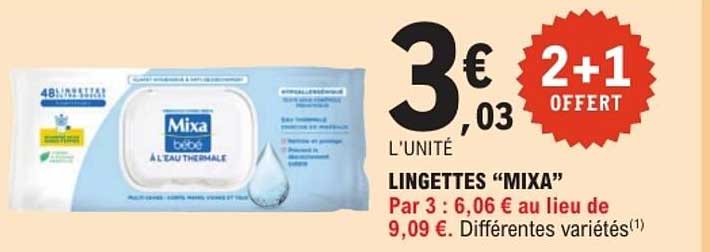 LINGETTES "MIXA"