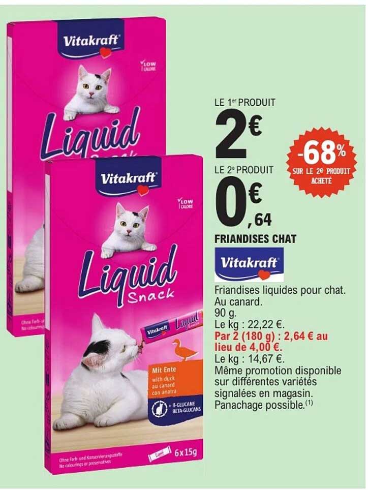 Liquid Snack pour chat