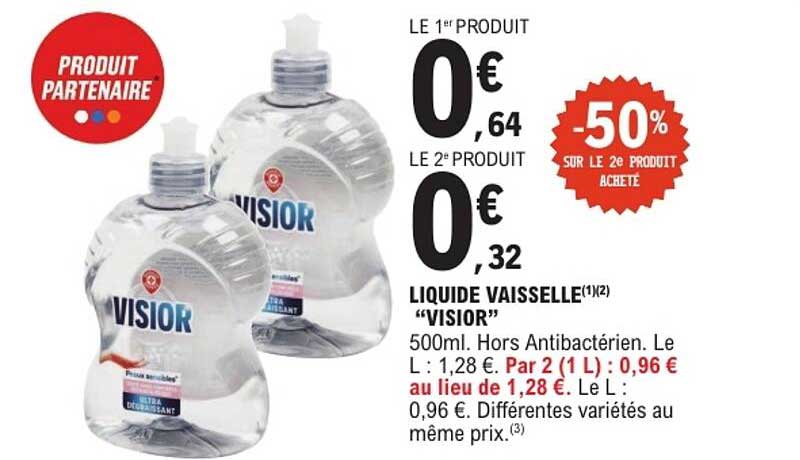 LIQUIDE VAISSELLE “VISIOR”