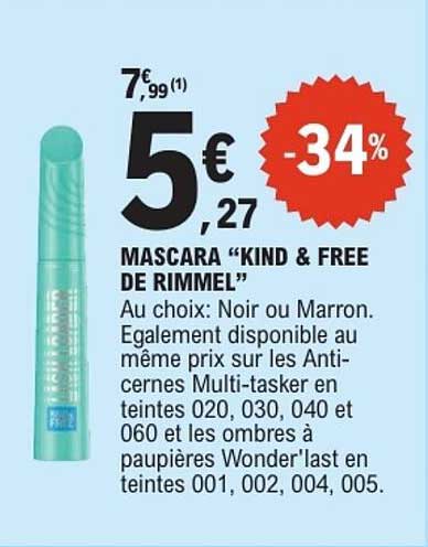 MASCARA “KIND & FREE DE RIMMEL”