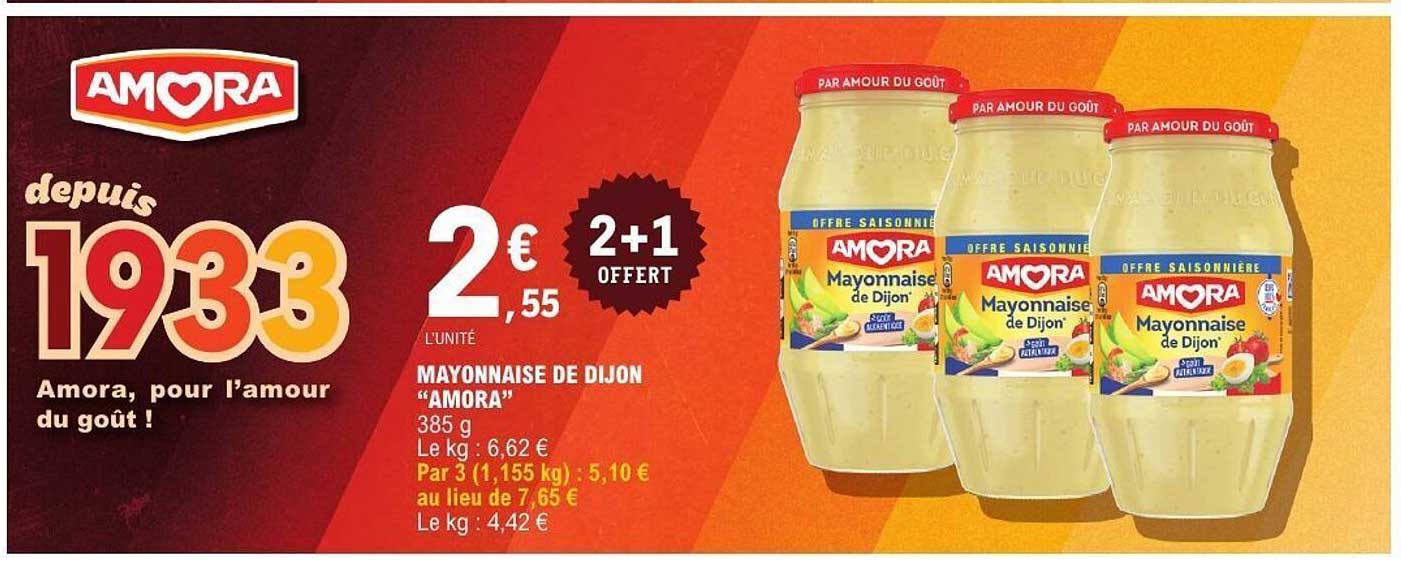MAYONNAISE DE DIJON "AMORA"
