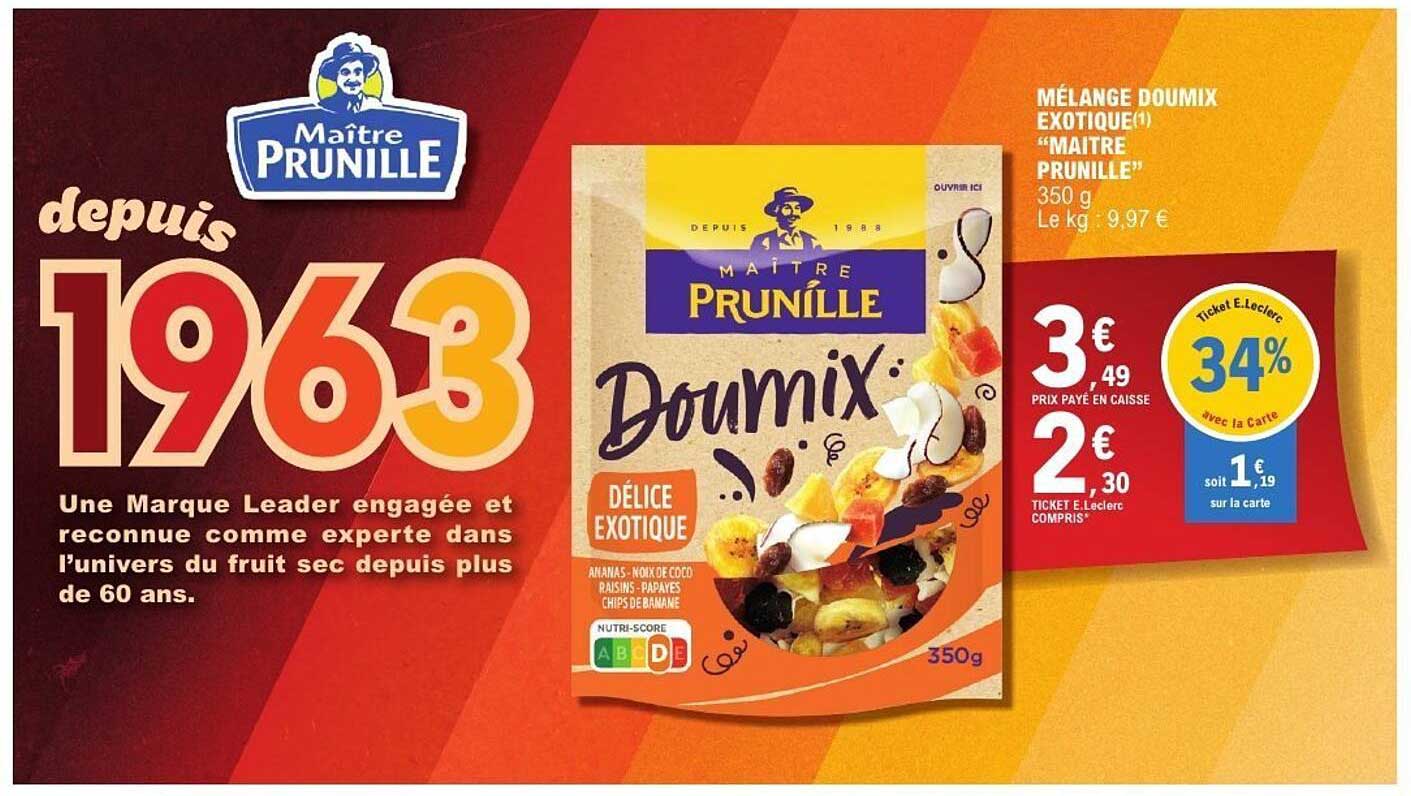 Mélange Doumix Exotique "Maître Prunille"