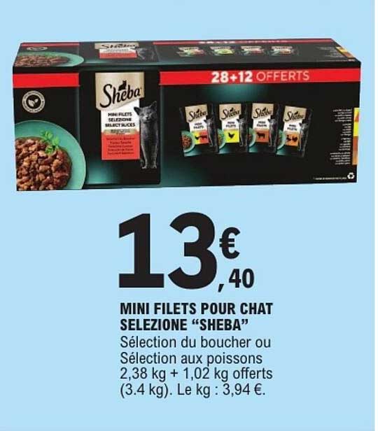 MINI FILETS POUR CHAT SELEZIONE “SHEBA”