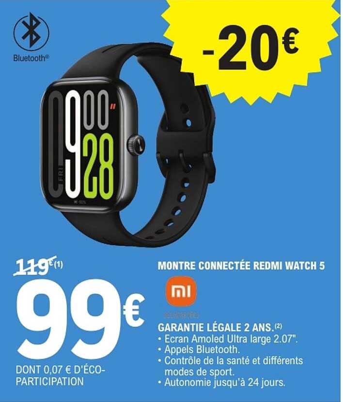 MONTRE CONNECTÉE REDMI WATCH 5