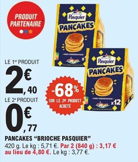 Pancakes "Brioche Pasquier"