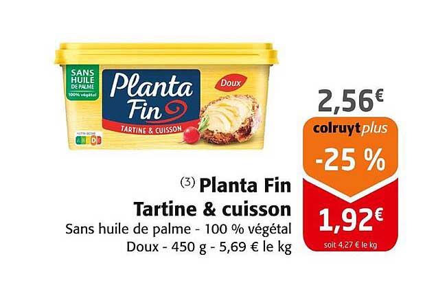 Planta Fin Tartine & cuisson
