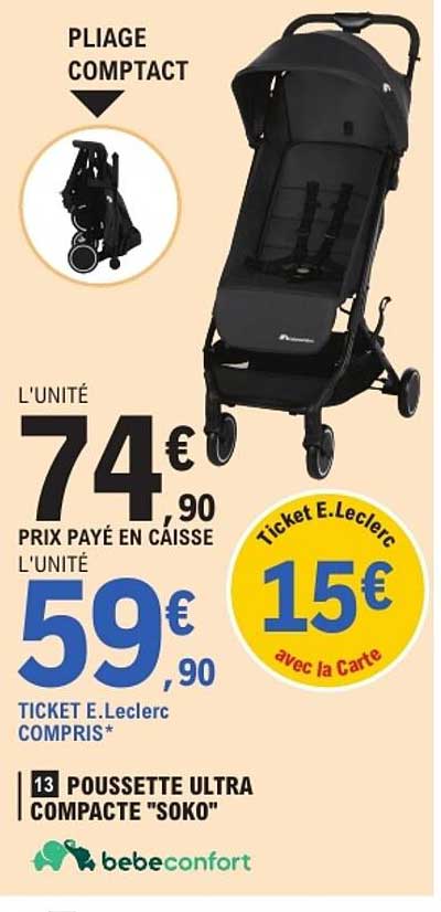 POUSSETTE ULTRA COMPACTE "SOKO"