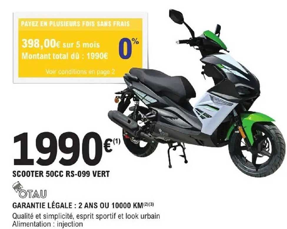 SCOOTER 50CC RS-099 VERT