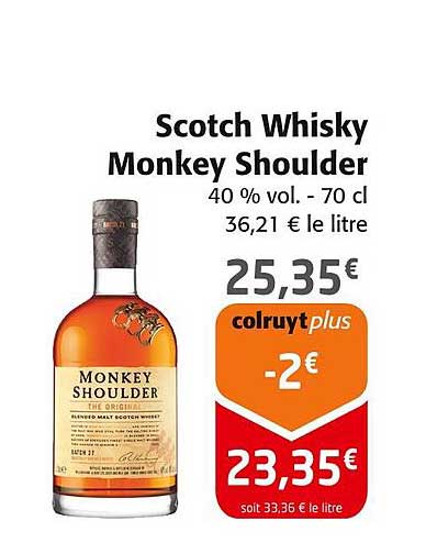 Scotch Whisky Monkey Shoulder