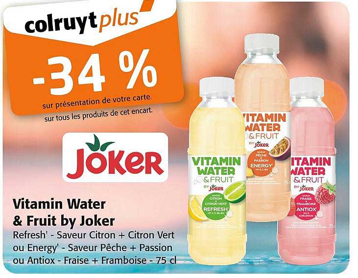 Vitamin Water & Fruit by Joker