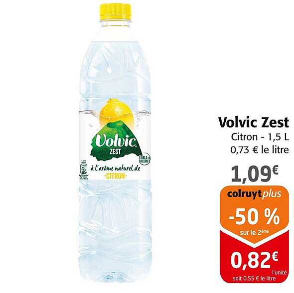 Volvic Zest Citron - 1,5 L
