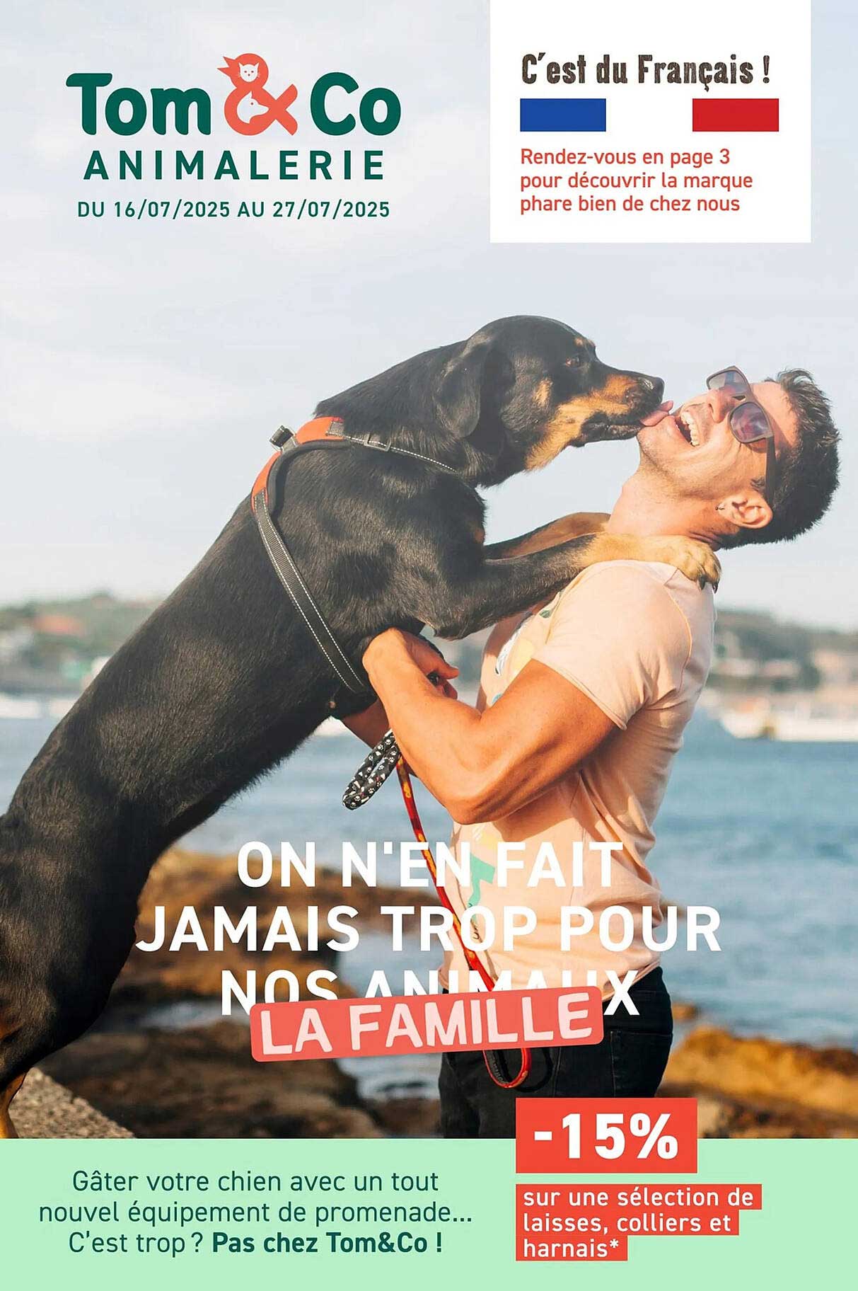 -15% sur une sélection de laisses, colliers et harnais*