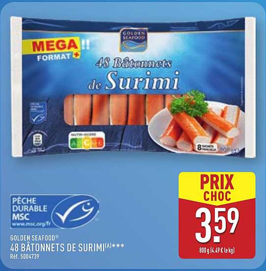 48 Bâtonnets de Surimi