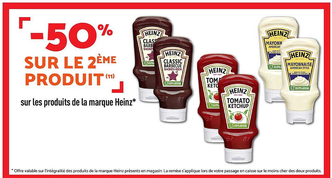 -50% SUR LE 2ÈME PRODUIT