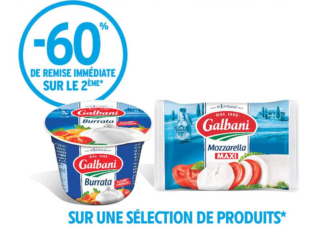 -60% DE REMISE IMMÉDIATE SUR LE 2ÈME*