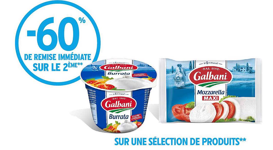 -60% DE REMISE IMMEDIATE SUR LE 2ÈME**