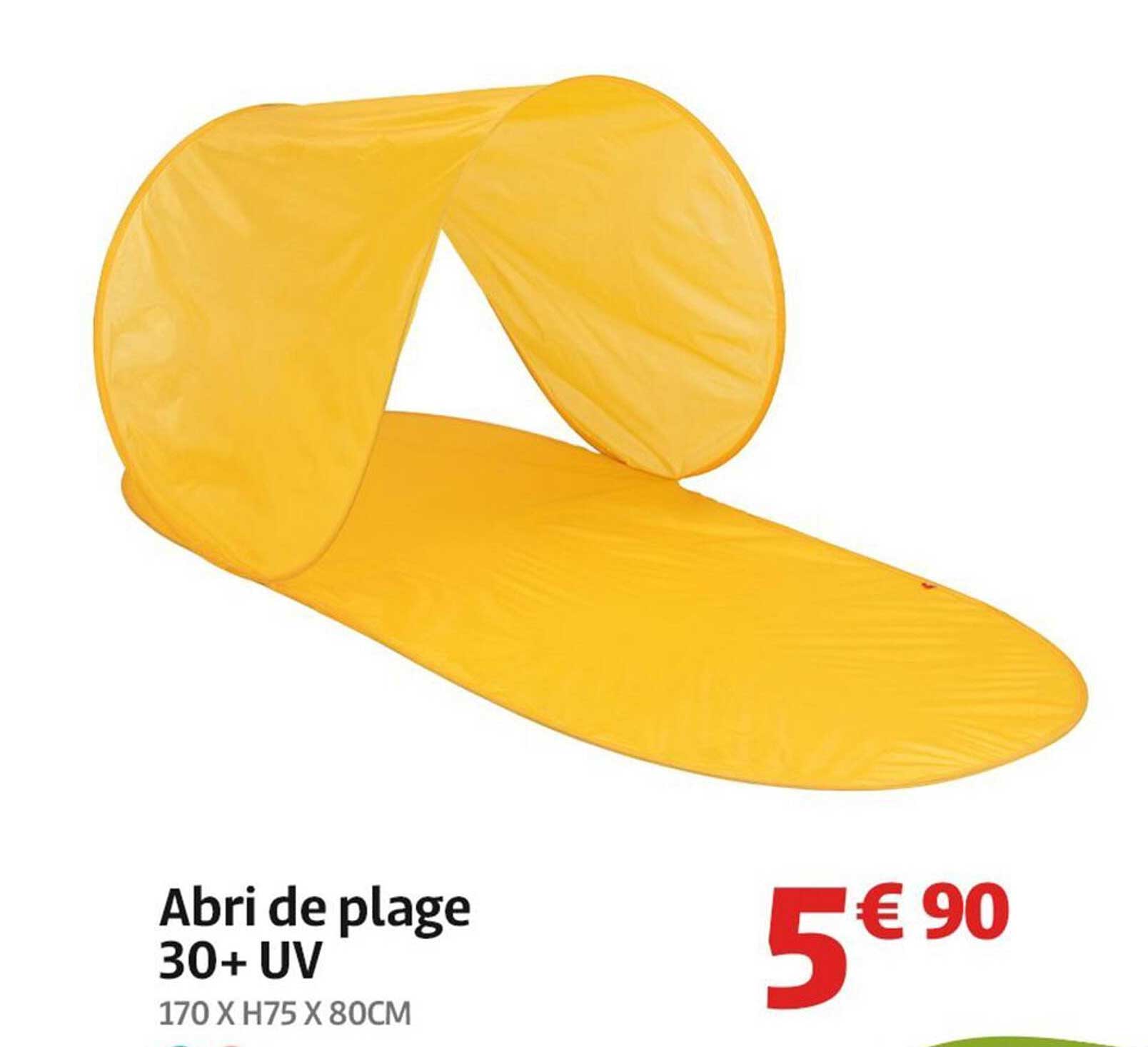 Abri de plage 30+ UV