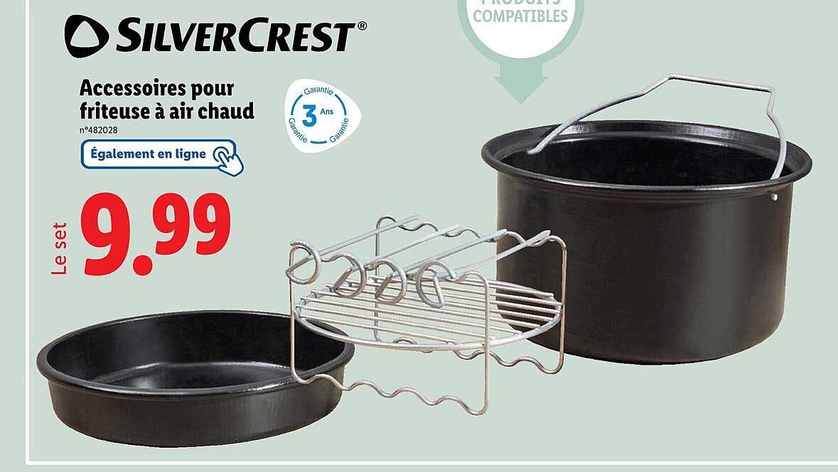 Accessoires pour friteuse à air chaud