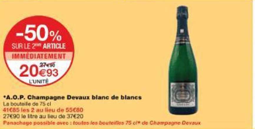 A.O.P. Champagne Devaux blanc de blancs