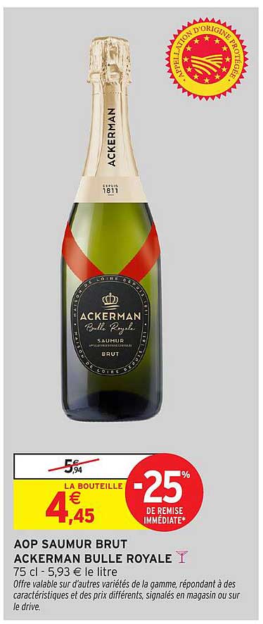 AOP SAUMUR BRUT ACKERMAN BULLE ROYALE