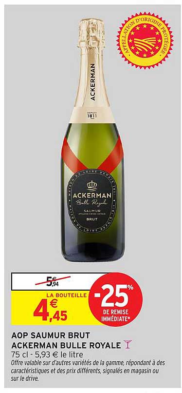 AOP SAUMUR BRUT ACKERMAN BULLE ROYALE