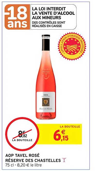 AOP TAVEL ROSÉ RÉSERVE DES CHASTELLES