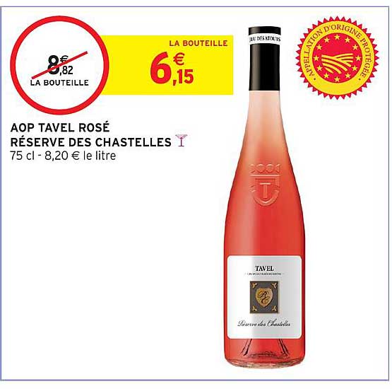 AOP TAVEL ROSÉ RÉSERVE DES CHASTELLES