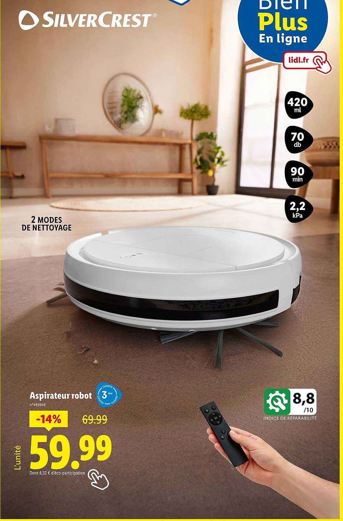 Aspirateur robot