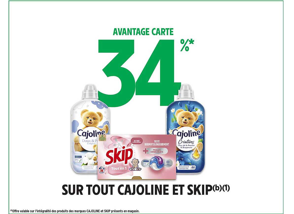 AVANTAGE CARTE 34 %
