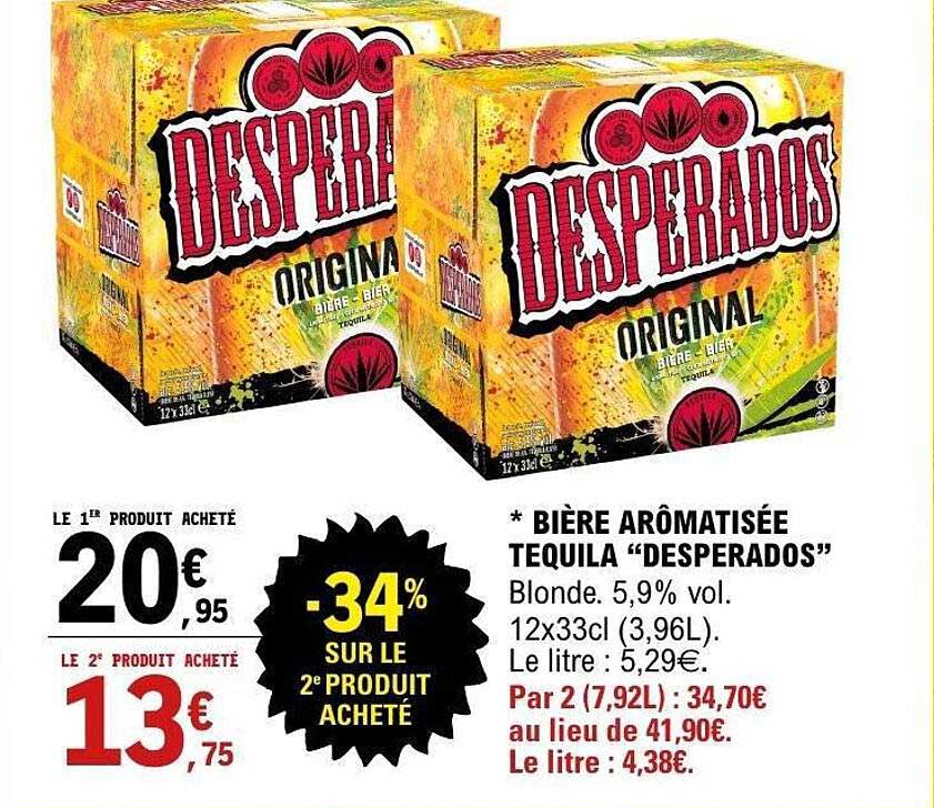Bière aromatisée Tequila "Desperados"