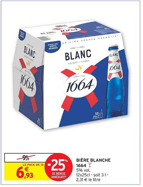BIÈRE BLANCHE 1664