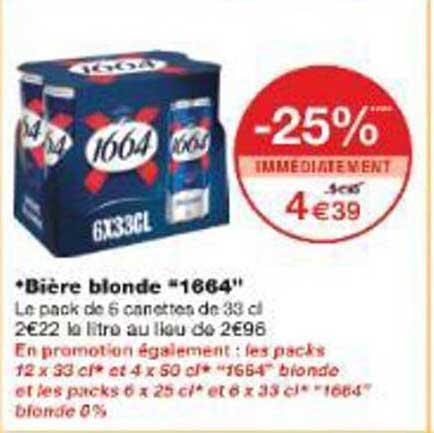 Bière blonde "1684"