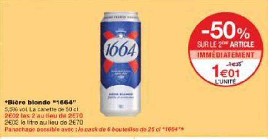 Bières blonde "1664"