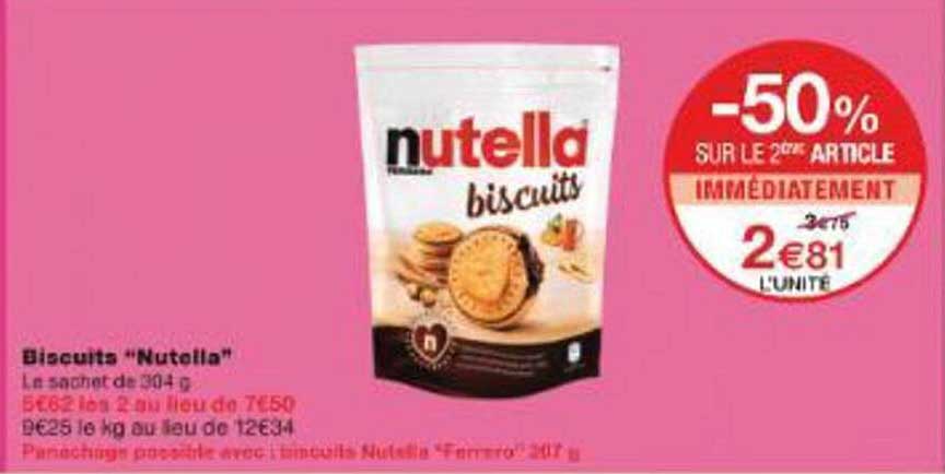 Biscuits "Nutella"