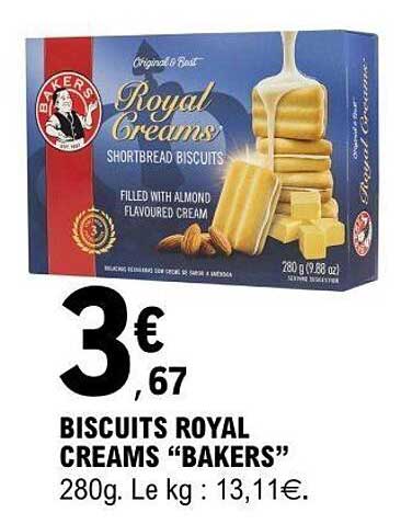 BISCUITS ROYAL CREAMS “BAKERS”