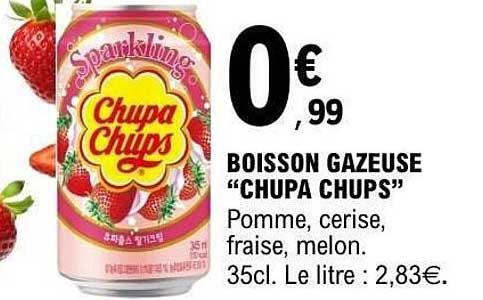 BOISSON GAZEUSE "CHUPA CHUPS"