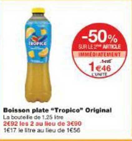 Boisson plate "Tropico" Original