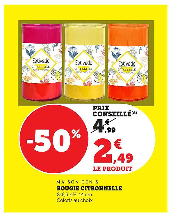 BOUGIE CITRONNELLE