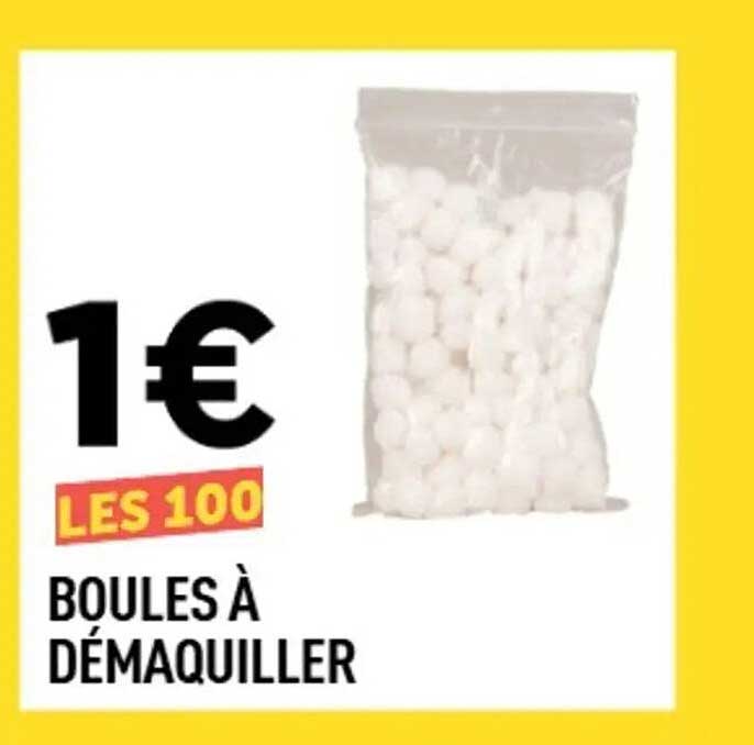 BOULES À DÉMAQUILLER