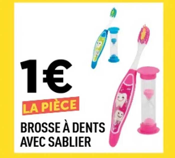 BROSE À DENTS AVEC SABLIER
